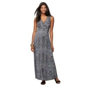 RACHEL ZOE × PEA IN A POD | Maternity
Maxi Dress S Sleeveless Snake Animal Print
